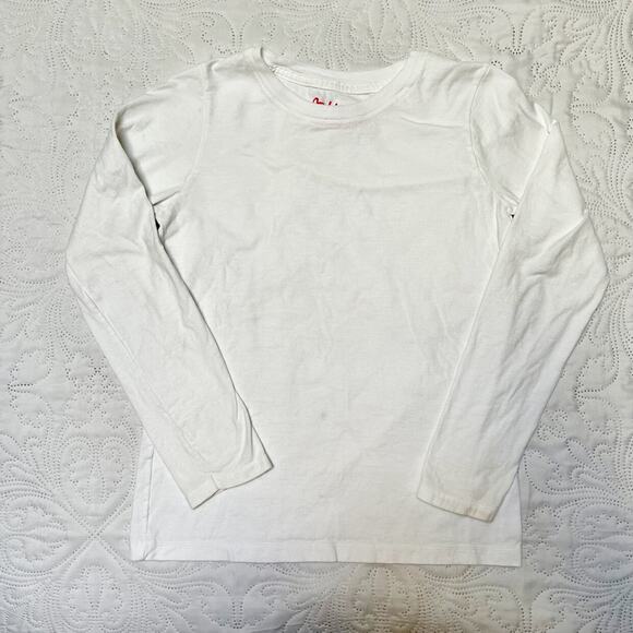 Hanes Long Sleeve Basic Tee Size M / 7-8 - Picture 2 of 7